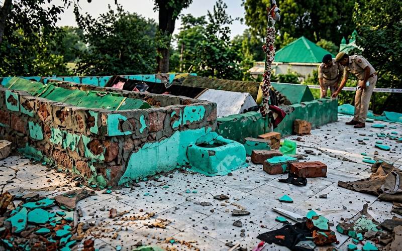 کوشامبی میں مزار پر توڑ پھوڑ، 9 جولائی کے بعد دوسرا واقعہ